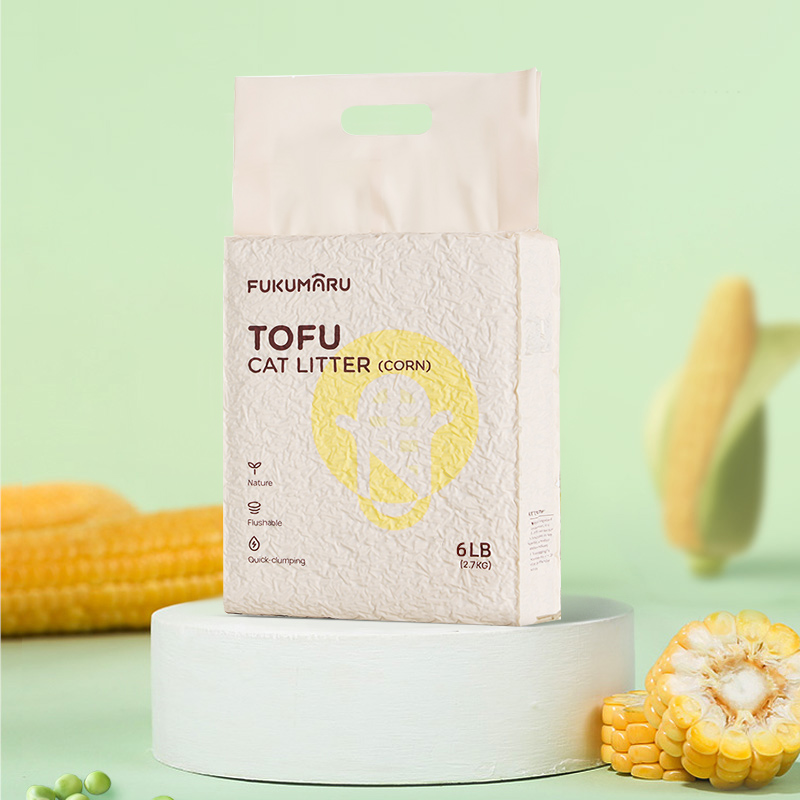 Tofu Cat Litter with Corn (Unscented)
